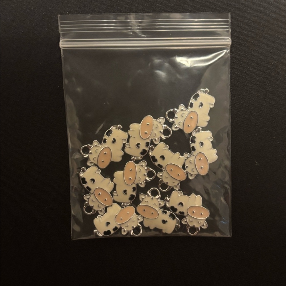 Cute Cow Charms
